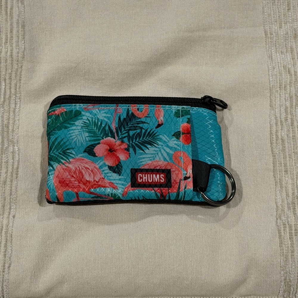 Chums Tropical Print Zipper Pouch